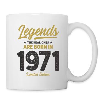 Légendes Nées en 1971 - 51ème anniversaire - Mug blanc - blanc - Droite