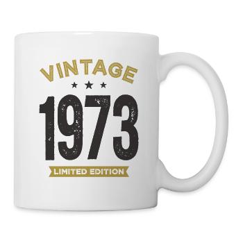 Vintage 1973 - 49ème anniversaire Retro Classic - Mug blanc - blanc - Droite