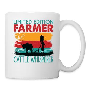 Édition limitée Farmer Cattle Whisperer - Agriculture - Mug blanc - blanc - Droite