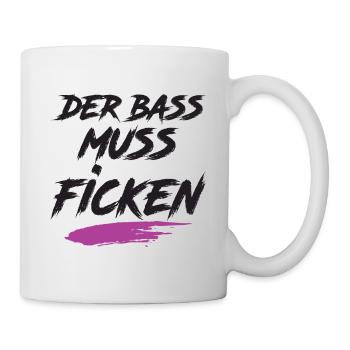 Der Bass Muss F***** Festival - Tasse - Weiß - Rechts