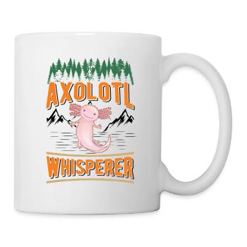 Axolotl Flüsterer Schwanzlurch - Tasse - Weiß - Rechts