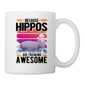 Hippo Gift Hippo Hippo Hippo - Mug - white - Right