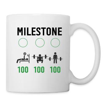 Gym milestone workout love - mon hobby fitness ruti - Mug blanc - blanc - Droite
