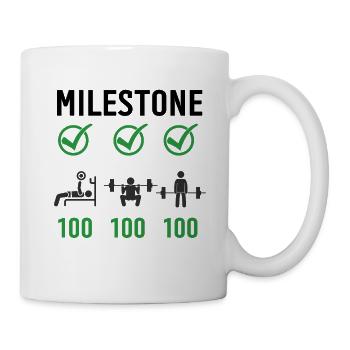 Gym Deadlifts Workout love - ma déroute de fitness de passe-temps - Mug blanc - blanc - Droite