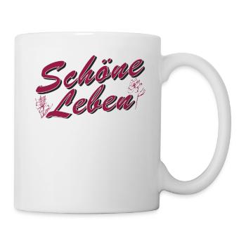 SCHÖNE LEBEN - Tasse - Weiß - Rechts