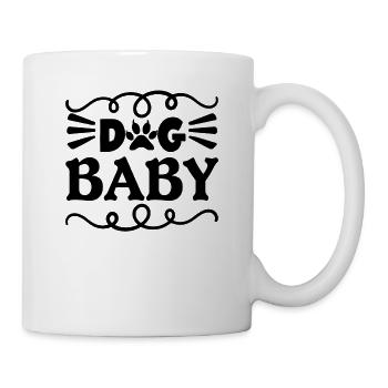 Hund Baby - Tasse - Weiß - Rechts