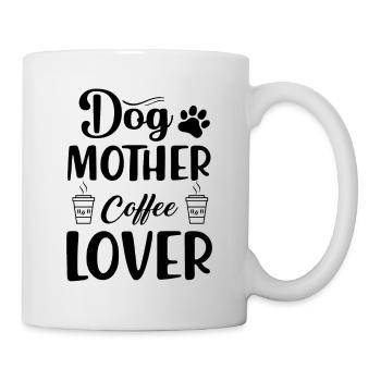 Dog mother coffee lover - Mug - white - Right