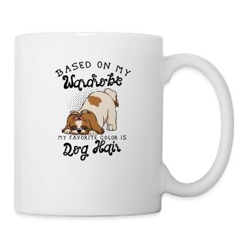 Based on my wardrobe my favorite color is dog - Mug - white - Right