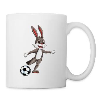 Rabbits Football Fan Football Outfit Recreational Sports - Mug - white - Right