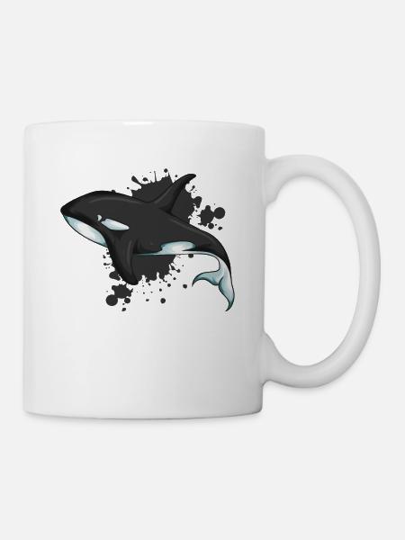 Meeresforscher Orca Design Orca Waloutfit Kids - Tasse - Weiß