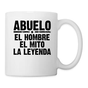 Papou l'homme le mythe la légende cadeau - Mug blanc - blanc - Droite