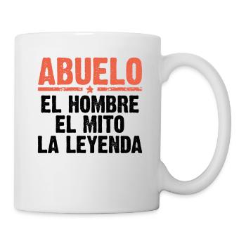 Papou l'homme le mythe la légende cadeau - Mug blanc - blanc - Droite
