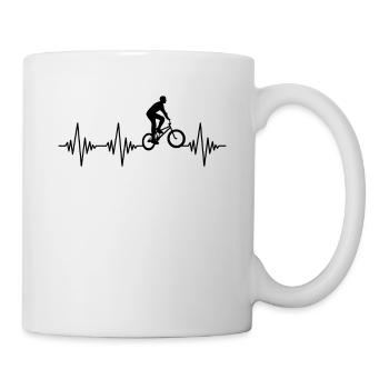BMX Heartbeat - Mug - white - Right