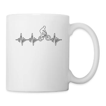 BMX Heartbeat - Mug - white - Right