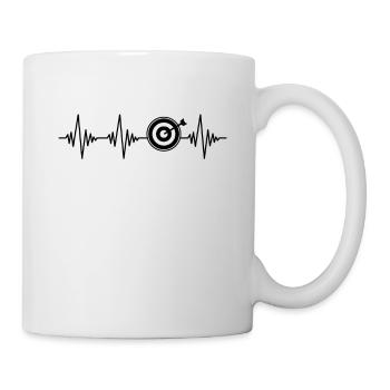 Dart Heartbeat - Mug blanc - blanc - Droite