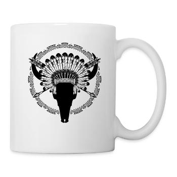 Fierté amérindienne de la tribu Cherokee - Mug blanc - blanc - Droite