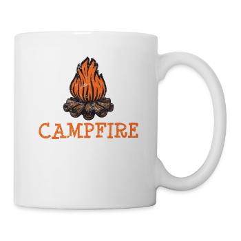 Campfire Whisperer Funny Camping Lover Hiking Funn - Tasse - Weiß - Rechts