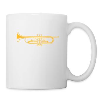 Je préfère être tooting drôle trompettiste Marchin - Mug blanc - blanc - Droite