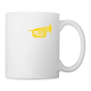 Love Trumpets Funny Trumpet Player Marching Band J - Mug - white - Right