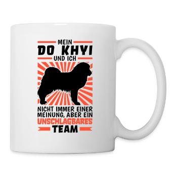 Do Khyi und ich sind unschlagbar Tibetmastiff - Tasse - Weiß - Rechts