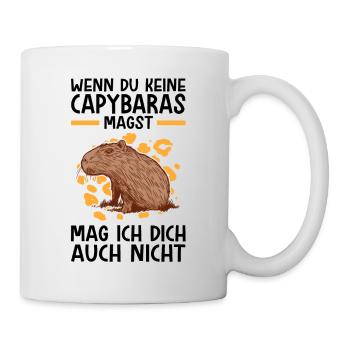 Capybaras nicht mögen Wasserschwein Capybara - Tasse - Weiß - Rechts