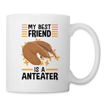 Fourmilier est mon ami fourmilier - Mug blanc - blanc - Droite