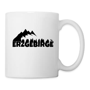 Erzgebirge ist meine Heimat - Tasse - Weiß - Rechts