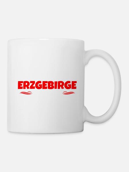 Erzgebirge ist meine Heimat - Tasse - Weiß