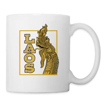Laos Laote Laoten Seedrache Drache I Geschenk - Tasse - Weiß - Rechts