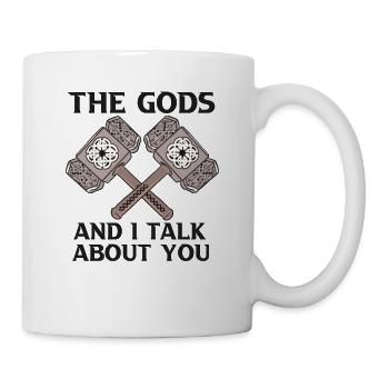 Ceci Les dieux et moi parlons de vous Viking Norse - Mug blanc - blanc - Droite