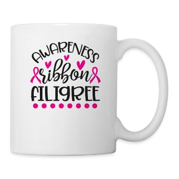 Boucle de sensibilisation - Mug blanc - blanc - Droite