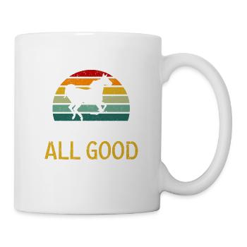 Pferde werden dir nie das Herz brechen Inspiration - Tasse - Weiß - Rechts
