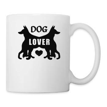 Dog lover - Tasse - Weiß - Rechts