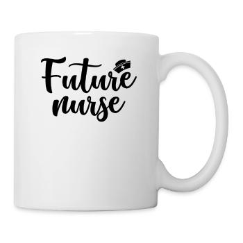 Future infirmière - Mug blanc - blanc - Droite