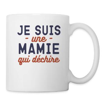 Annonce De Grossesse Pour Mamie - Mug blanc - blanc - Droite