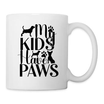 My children have paws - Mug - white - Right