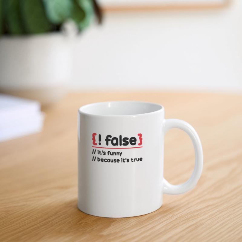 Programmeur Programmation Logiciel Codage Codeur Mug blanc
