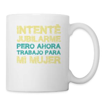 Retraite Humour Drôle Retraité Travail Pension - Mug blanc - blanc - Droite