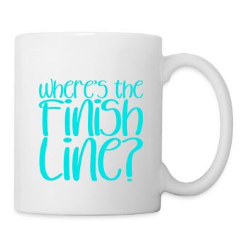 Where's The Finish Line 3 - Mug - white - Right