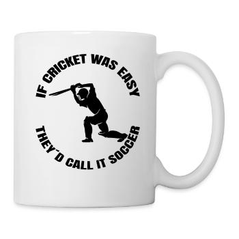 L’équipe de cricket dit cricket fan cricket cadeau - Mug blanc - blanc - Droite