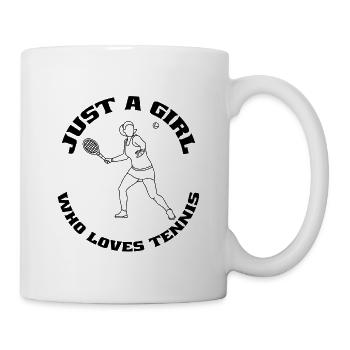 Tennis Girls Tennis Club Woman Tennis Player - Mug - white - Right