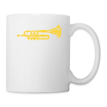 I've Got A Trumpet Funny Trumpet Player Jazz March - Mug - white - Right