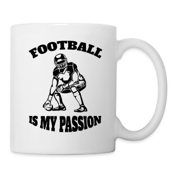 Entraîneur de football américain Fan de football américain - Mug blanc - blanc - Droite