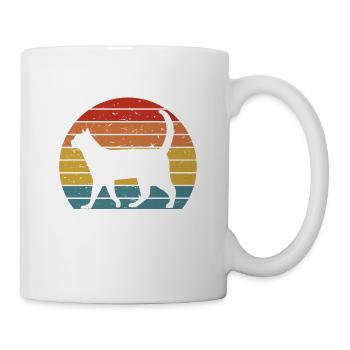 Funny Vintage Cat Tell Your Cat I Said Pspsps - Tasse - Weiß - Rechts