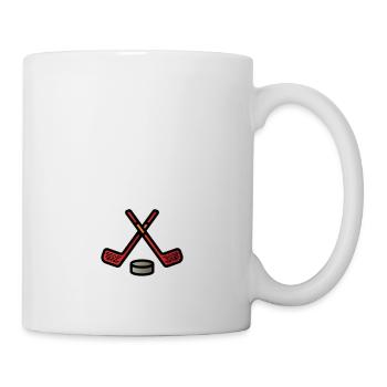 Hockey Men Women Cross Checking It s How I Hug - Tasse - Weiß - Rechts