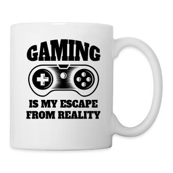 Gamer Funny Gambler Saying Gamble Gift Gaming - Mug - white - Right