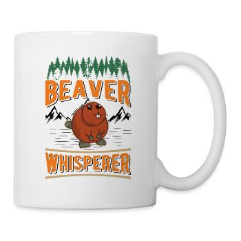 Biber Flüsterer Beaver Whisperer - Mug - white - Right