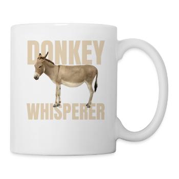 Farm Animal Donkey Whisperer Funny Farmer Donkey - Tasse - Weiß - Rechts