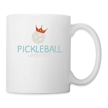 Pickleball Whisperer Funny Pickleball Player Sport - Mug - white - Right