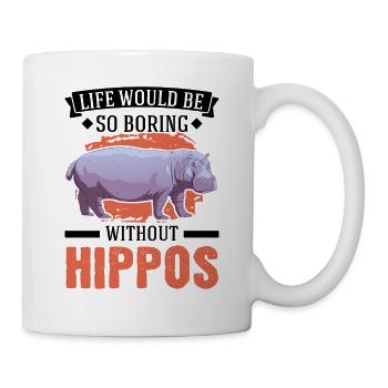Hippo Gift Hippo Hippo Hippo - Mug - white - Right